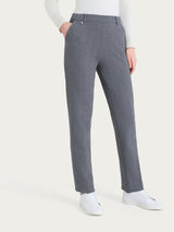 Pantalone dritto con tasche in Eco Jacquard  Neri Donna - Ragno