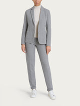 Blazer due bottoni con fantasia in Eco Jacquard Neri Donna - Ragno