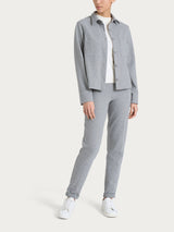 Giacca Shacket con fantasia in Eco Jacquard Neri Donna - Ragno