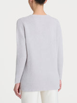 Maglia girocollo in Misto Alpaca Neri Donna - Ragno