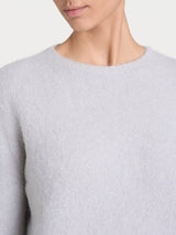 Maglia girocollo in Misto Alpaca Neri Donna - Ragno
