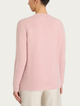Cardigan aperto in Misto Alpaca Rosa Donna - Ragno