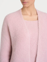 Cardigan aperto in Misto Alpaca Rosa Donna - Ragno