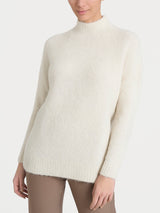 Lupetto in Misto Alpaca Bianchi Donna - Ragno