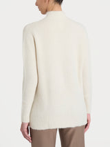 Lupetto in Misto Alpaca Bianchi Donna - Ragno