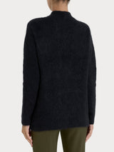 Lupetto in Misto Alpaca Neri Donna - Ragno