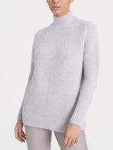 Lupetto in Misto Alpaca Neri Donna - Ragno