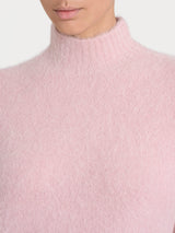 Lupetto in Misto Alpaca Rosa Donna - Ragno