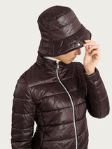 Cappello bucket imbottito in lana Marroni Donna - Ragno