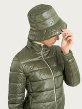 Cappello bucket imbottito in lana Verdi Donna - Ragno