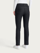 Jeans dritto con tasche in Heritage Denim Neri Donna - Ragno