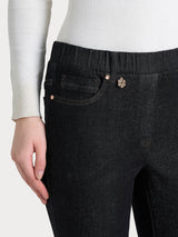 Jeans dritto con tasche in Heritage Denim Neri Donna - Ragno