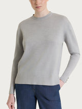 Maglia girocollo in Merino Soft Neri Donna - Ragno