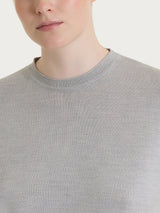 Maglia girocollo in Merino Soft Neri Donna - Ragno