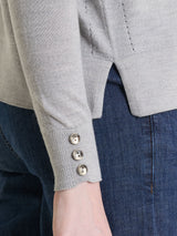 Maglia girocollo in Merino Soft Neri Donna - Ragno