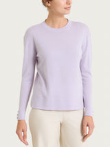 Maglia girocollo in Merino Soft Rosa Donna - Ragno