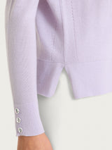 Maglia girocollo in Merino Soft Rosa Donna - Ragno