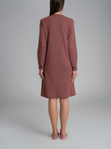 Camicia da notte con pizzo in Interlock di cotone 40-54 Arancioni Donna - Ragno