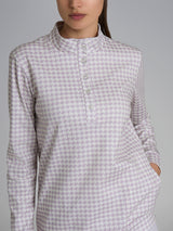 Pigiama lupetto in interlock di cotone Viola Donna - Ragno