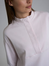 Pigiama lupetto in tinta unita in Interlock di cotone Rossi Donna - Ragno