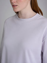 Pigiama girocollo tinta unita in Interlock di cotone Viola Donna - Ragno