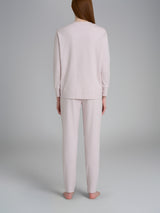 Pigiama girocollo tinta unita in Interlock di cotone Rossi Donna - Ragno