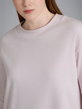 Pigiama girocollo tinta unita in Interlock di cotone Rossi Donna - Ragno