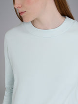 Pigiama girocollo tinta unita in Interlock di cotone Azzurri Donna - Ragno