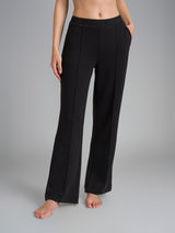 Pantalone ampio con tasche in Scuba Neri Donna - Ragno