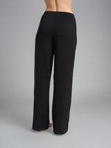 Pantalone ampio con tasche in Scuba Neri Donna - Ragno