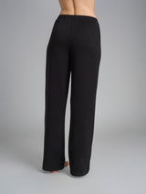 Pantalone ampio con tasche in Scuba Neri Donna - Ragno