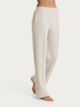 Pantalone ampio con tasche in Scuba Bianchi Donna - Ragno