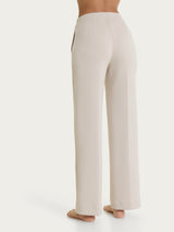 Pantalone ampio con tasche in Scuba Bianchi Donna - Ragno