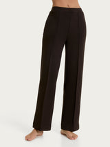 Pantalone ampio con tasche in Scuba Marroni Donna - Ragno