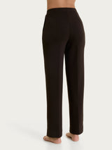 Pantalone ampio con tasche in Scuba Marroni Donna - Ragno