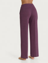 Pantalone ampio con tasche in Scuba Viola Donna - Ragno