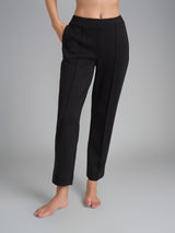 Pantalone dritto con tasche in Scuba Neri Donna - Ragno