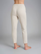 Pantalone a sigaretta con tasche in Scuba Bianchi Donna - Ragno