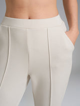 Pantalone a sigaretta con tasche in Scuba Bianchi Donna - Ragno