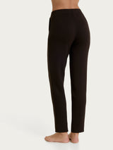 Pantalone a sigaretta con tasche in Scuba Marroni Donna - Ragno