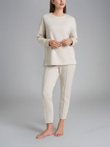 Felpa girocollo in Scuba Bianchi Donna - Ragno