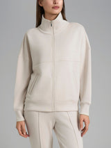 Giacchina con zip in Scuba Bianchi Donna - Ragno