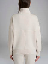 Giacchina con zip in Scuba Bianchi Donna - Ragno