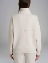 Giacchina con zip in Scuba Bianchi Donna - Ragno