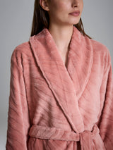Vestaglia in Coral Fleece - - Ragno
