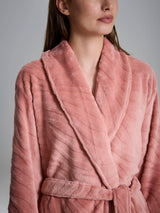Vestaglia in Coral Fleece Arancioni Donna - Ragno