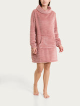 Maxi maglia in Coral Fleece Arancioni Donna - Ragno
