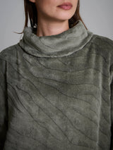 Maxi maglia in Coral Fleece Grigi Donna - Ragno