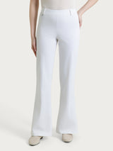 Pantalone flare in Compact Light Bianchi Donna - Ragno