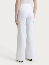 Pantalone flare in Compact Light Bianchi Donna - Ragno